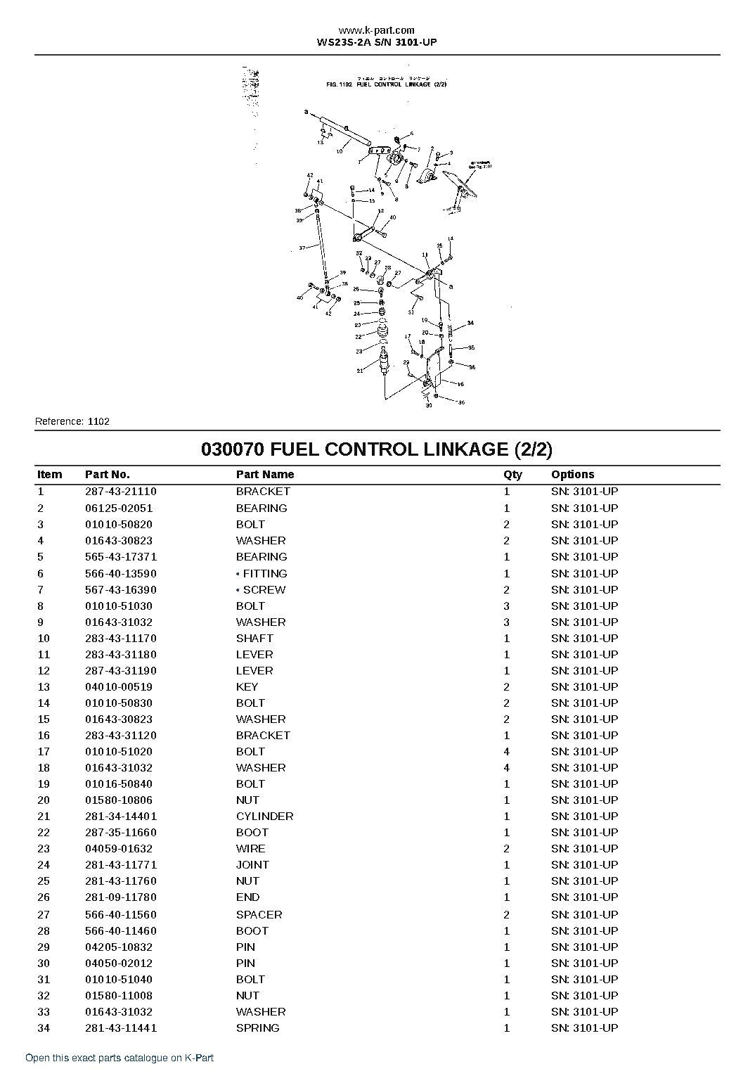 WS23S-2A S/N 3101-UP – sample page 10