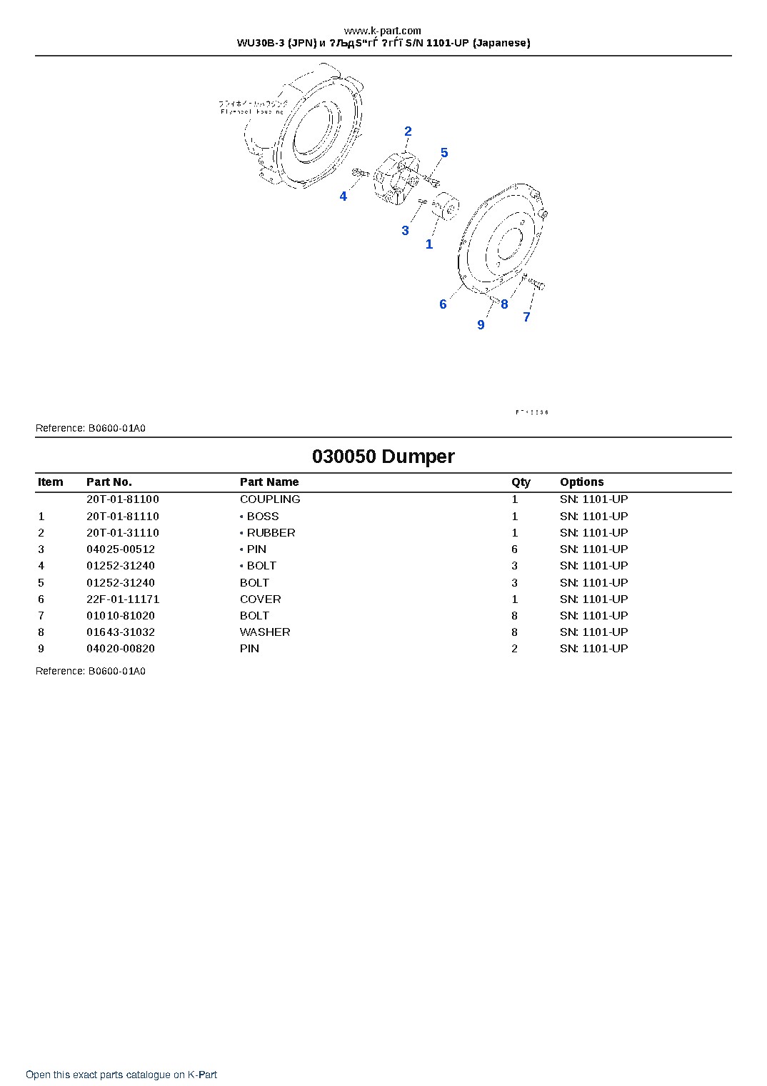 WU30B-3 (JPN) и ?ЉдЅ“гЃ ?гЃї S/N 1101-UP (Japanese) – sample page 5 WU30B-3 (JPN) и ?ЉдЅ“гЃ ?гЃї S/N 1101-UP (Japanese) – sample page 5