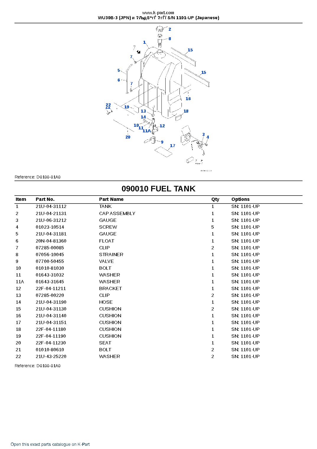 WU30B-3 (JPN) и ?ЉдЅ“гЃ ?гЃї S/N 1101-UP (Japanese) – sample page 9 WU30B-3 (JPN) и ?ЉдЅ“гЃ ?гЃї S/N 1101-UP (Japanese) – sample page 9