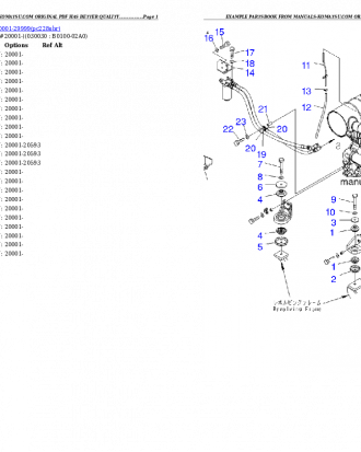 PC228US-3-YB S/N 20001-29999 Partsbook