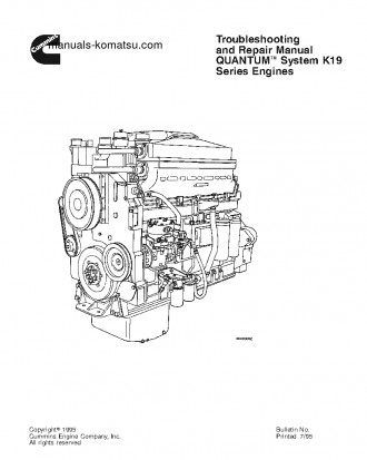 QSK19(USA) S/N ALL Shop (repair) manual (English)