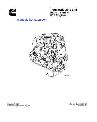 K19(USA) S/N ALL Shop (repair) manual (English)