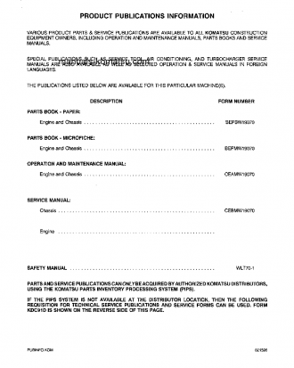 WA320-3(JPN)-L S/N A30001-UP Operation manual (English)