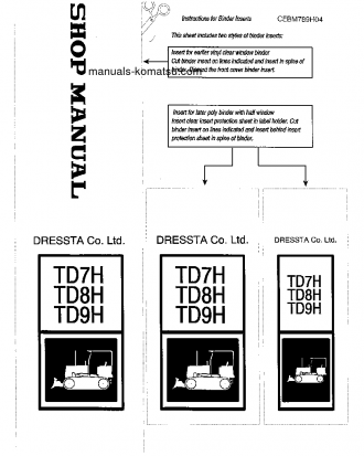 TD-7H S/N 25501-UP Shop (repair) manual (English)