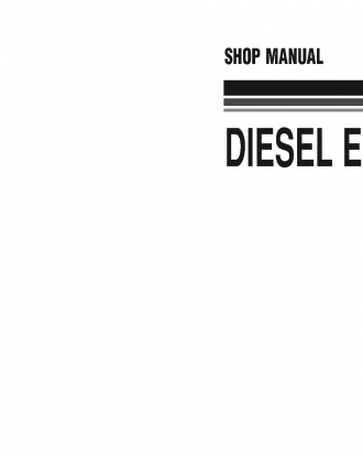 4D120-11(JPN)-A S/N 50006-UP Shop (repair) manual (English)