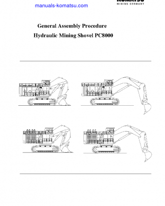 PC8000-1(DEU) S/N ALL Field assembly manual (English)