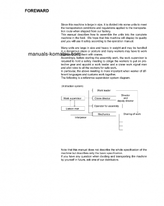 PC1250-8(JPN) S/N 30001-UP Field assembly manual (English)