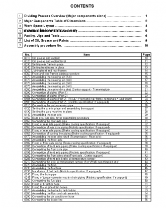 WA800-3(JPN)-TIER2 S/N 70001-UP Field assembly manual (English)