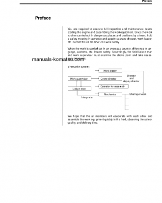 D375A-5(JPN) S/N 18001-UP Field assembly manual (English)
