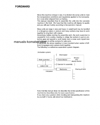PC1250-8(JPN)-W/O ERG S/N 35001-UP Field assembly manual (English)