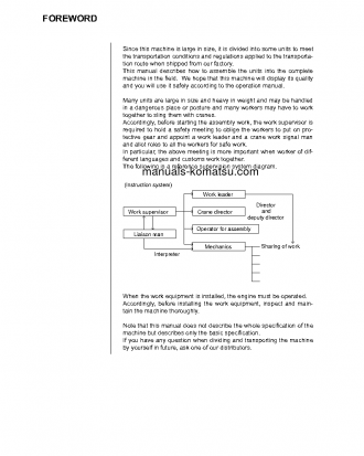 PC700LC-8(JPN)-R S/N 70001-UP Field assembly manual (English)