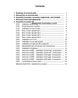 HM300-3(JPN) S/N 3001-UP Field assembly manual (English)