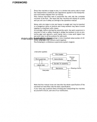 PC490LC-11(JPN) S/N 85001-UP Field assembly manual (English)
