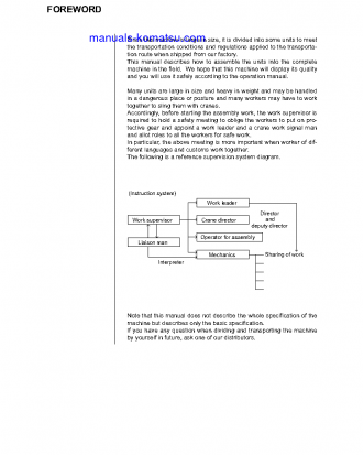 PC490LC-11(JPN)-FOR EU S/N 85001-UP Field assembly manual (English)
