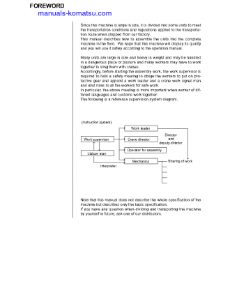 PC360LC-11(JPN) S/N 90001-UP Field assembly manual (English)