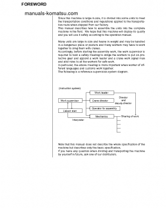 PC360LC-11(JPN)-FOR EU S/N 90001-UP Field assembly manual (English)