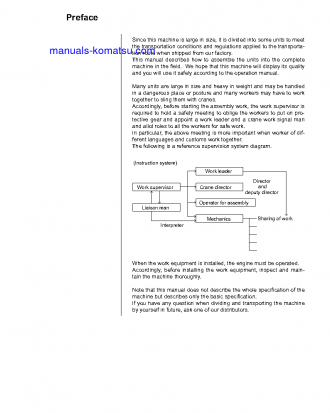 D155AXI-8(JPN) S/N 100040-UP Field assembly manual (English)