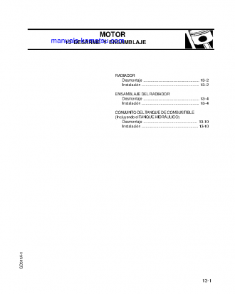 GD511A-1(JPN) S/N 10001-UP Shop (repair) manual (Spanish)