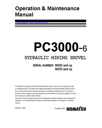 PC3000-6(DEU) S/N 06263-06263 Operation manual (English)