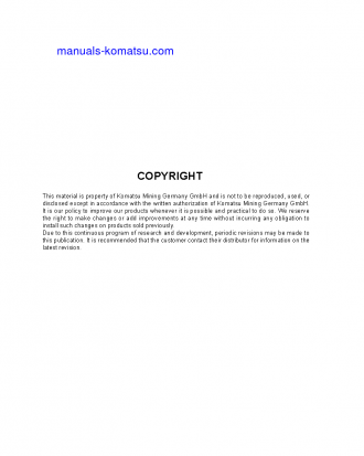 PC8000-6(DEU)-ELECTRIC MOTOR S/N 12075-12075 Operation manual (English)