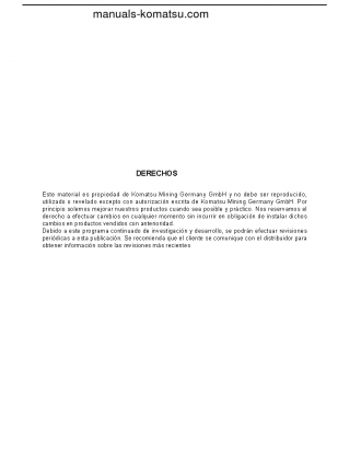 PC5500-6(DEU) S/N 15097-15097 Operation manual (Spanish)
