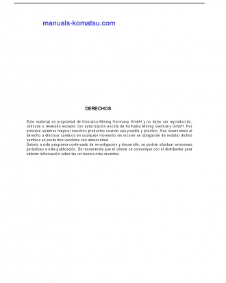 PC5500-6(DEU) S/N 15117 Operation manual (Spanish)