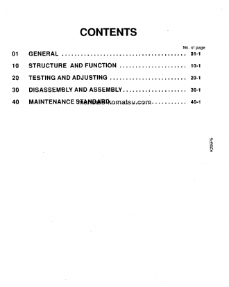 PC210-5(GBR)-KP S/N K20001-UP Shop (repair) manual (English)