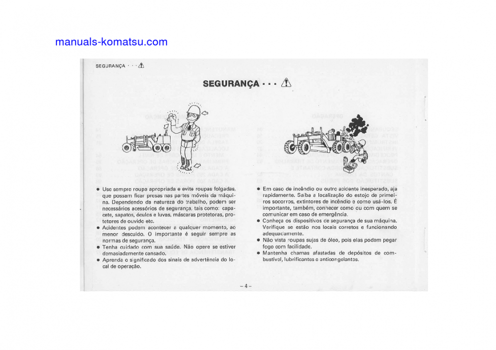 Protected: GD523R-1(JPN) S/N B1001-UP Operation manual (Portuguese)