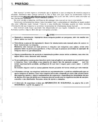D41A-6(JPN) S/N 20501-UP Operation manual (Portuguese)