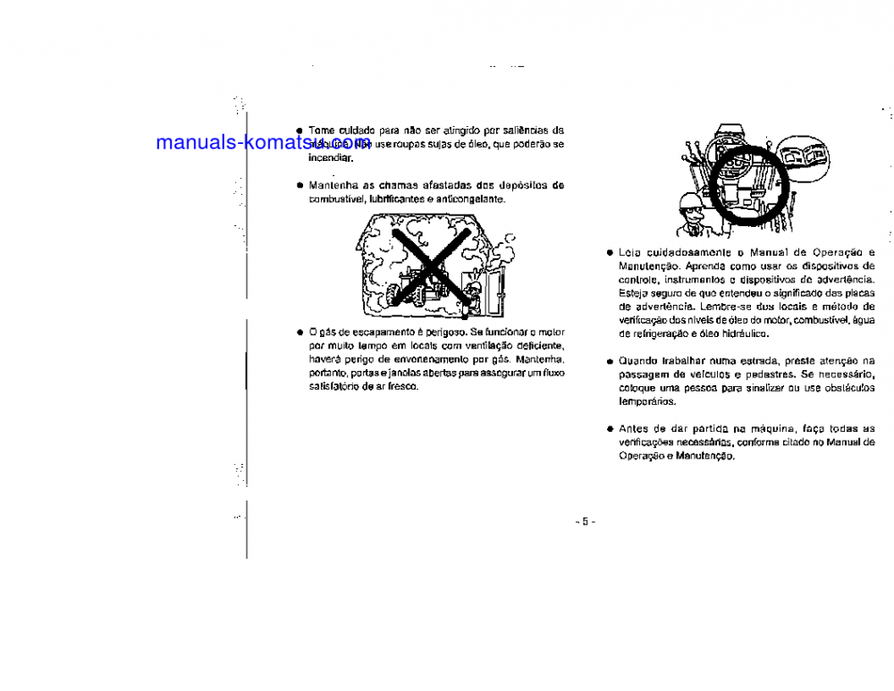 Protected: GD511A-1(JPN) S/N 10243-UP Operation manual (Portuguese)