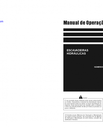 PC200-8(BRA)-M0 S/N B50001-UP Operation manual (Portuguese)