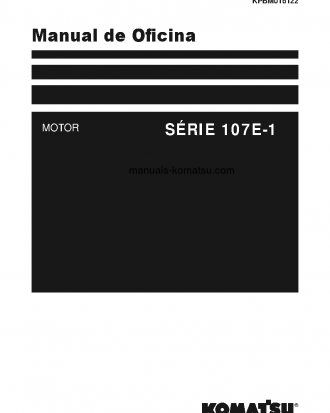 107E-1 SERIES(JPN) Shop (repair) manual (Portuguese)