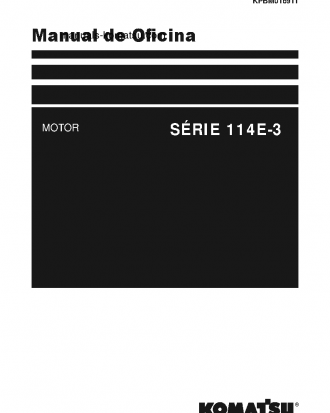 114E-3 SERIES(JPN) Shop (repair) manual (Portuguese)