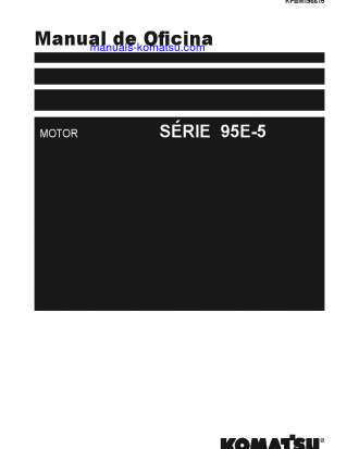 95E-5 SERIES(JPN) Shop (repair) manual (Portuguese)