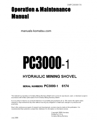 PC3000-1(DEU) S/N 06174 Operation manual (English)