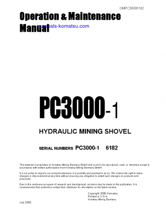 PC3000-1(DEU) S/N 06182 Operation manual (English)