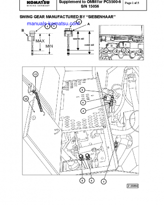 PC5500-6(DEU) S/N 15056 Operation manual (English)