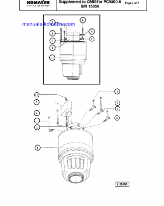 PC5500-6(DEU) S/N 15056 Operation manual (English)