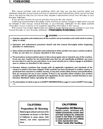 WA900-3(JPN) S/N 50009-50100 Operation manual (English)