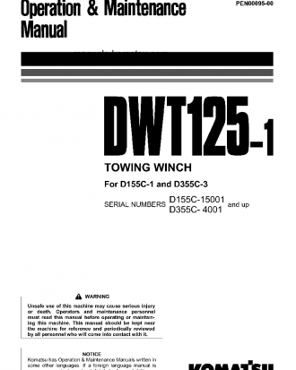 DWT125-1(JPN)-TOWING WINCH Operation manual (English)