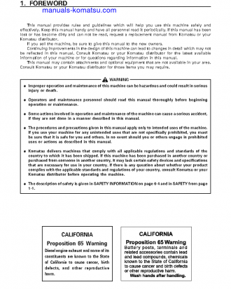 WA800-3(JPN) S/N 50132-UP Operation manual (English)