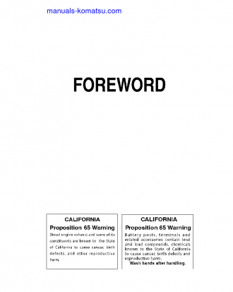 WA320-6(JPN)-ALL SAFETY LABELS ARE PICTORIAL S/N 66105-UP Operation manual (English)