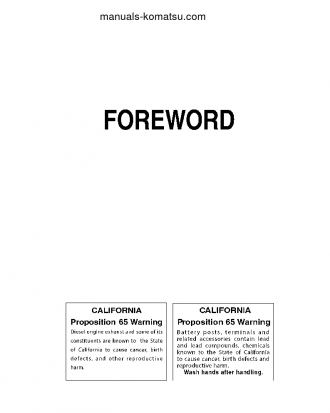 WA470-6(JPN)-ALL SAFETY LABELS ARE PICTORIAL S/N 90234-UP Operation manual (English)