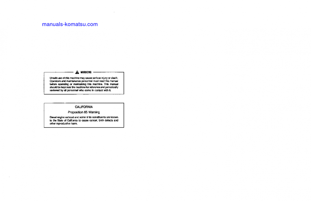 Protected: D375A-3(JPN)-6-TRACK ROLLER S/N 17001-17500 Operation manual (English)