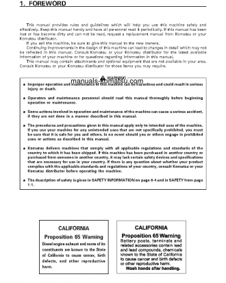 WA320-3(JPN) S/N 50403-UP Operation manual (English)