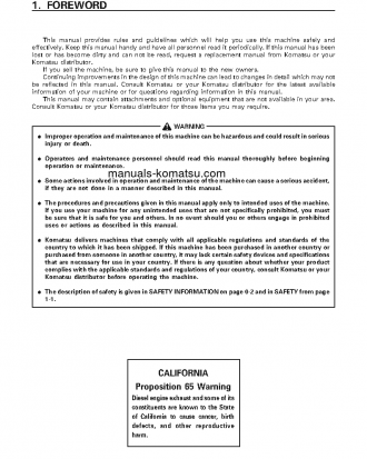 WA700-3(JPN) S/N 50010-51000 Operation manual (English)