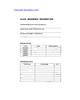 PC200-5(JPN) S/N 45001-58018 Operation manual (English)