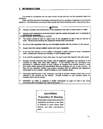 PC128US-1(JPN) S/N 1715-UP Operation manual (English)