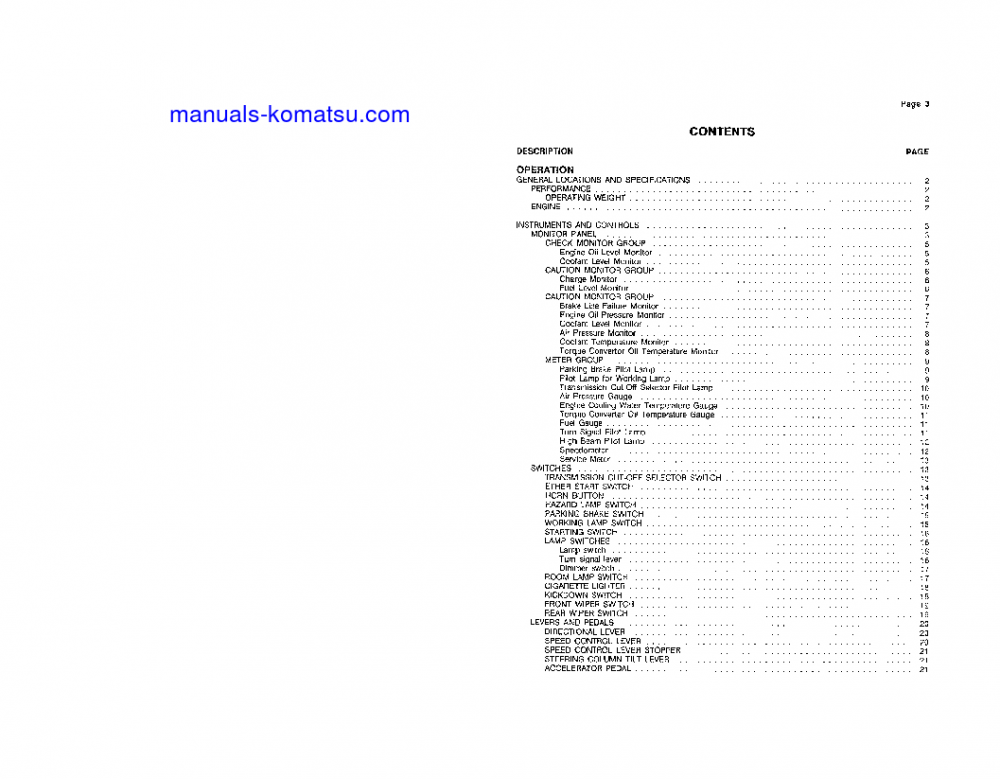 Protected: WA450-2(USA) S/N A25001-UP Operation manual (English)