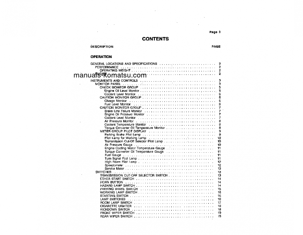 Protected: WA380-1(JPN)-LC S/N A45001-UP Operation manual (English)